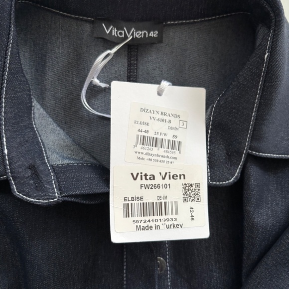 New dark blue dress NWT - Picture 6 of 7